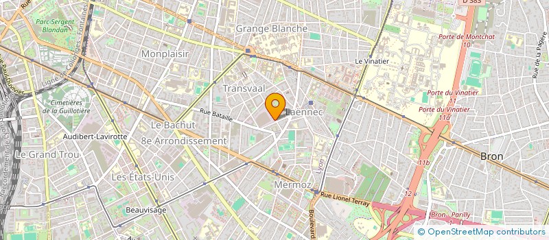 localisation de l'entreprise MONSIEUR EMMANUEL YAO-LECOYER  LYON