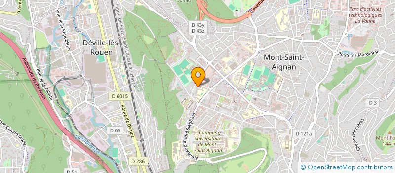 localisation de l'entreprise MONSIEUR EMMANUEL YGOUT  MONT-SAINT-AIGNAN