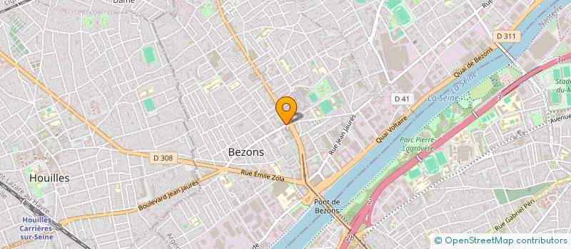 localisation de l'entreprise MONSIEUR EMMANUEL YOBARD  BEZONS