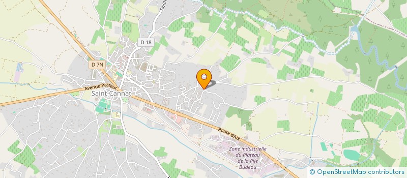 localisation de l'entreprise MONSIEUR EMMANUEL YOT  SAINT-CANNAT