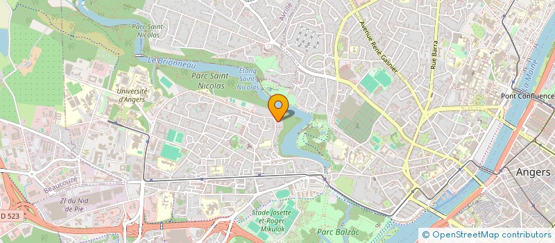 localisation de l'entreprise MONSIEUR EMMANUEL YOUBISSI  ANGERS