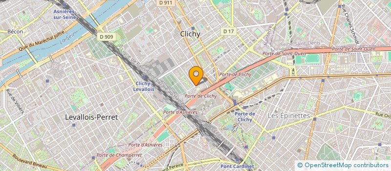 localisation de l'entreprise MONSIEUR EMMANUEL ZUBELI  CLICHY