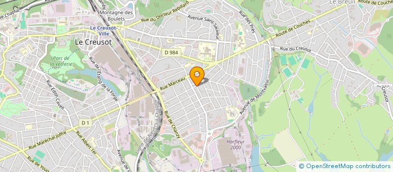 localisation de l'entreprise MONSIEUR EMMANUELE MASTRO à LE CREUSOT