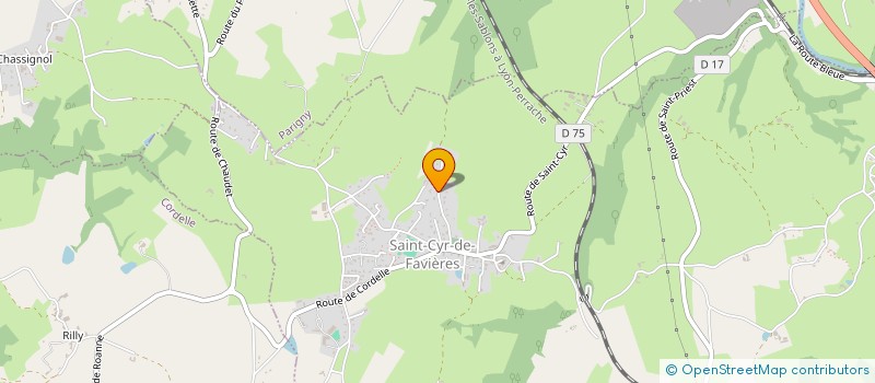 localisation de l'entreprise MONSIEUR EMMERIC VERRIERE  SAINT-CYR-DE-FAVIERES