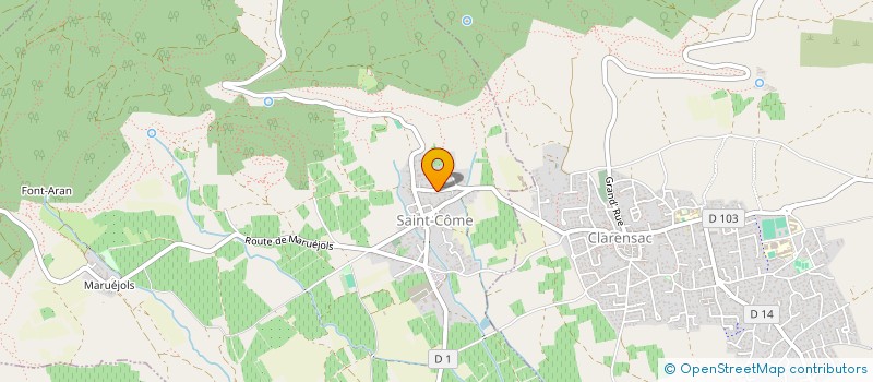 localisation de l'entreprise MONSIEUR EMMERICK BRUIN à SAINT-COME-ET-MARUEJOLS