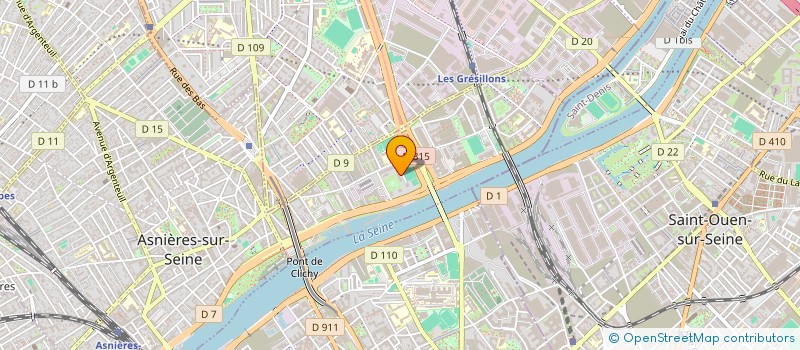 localisation de l'entreprise MONSIEUR EMO NGOUDJO  ASNIERES-SUR-SEINE