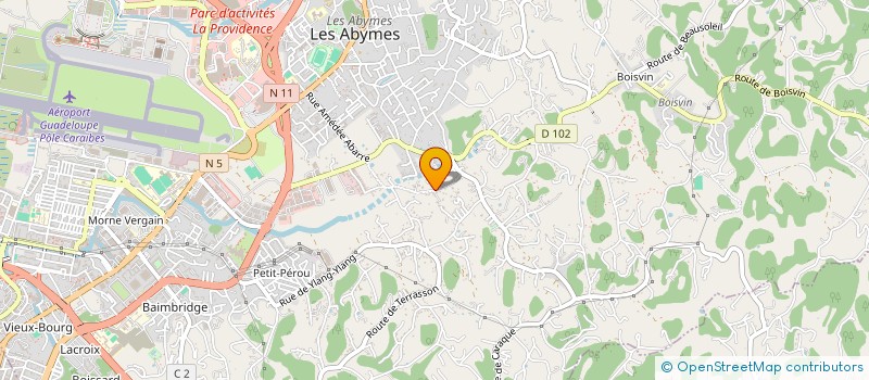localisation de l'entreprise MONSIEUR EMOS DANGLEBEN à LES ABYMES