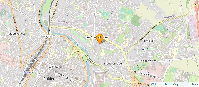 localisation de l'entreprise MONSIEUR EMPENGE OKOTA  POITIERS