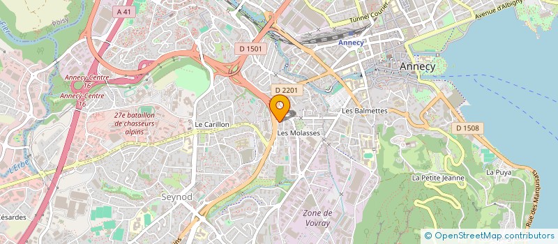 localisation de l'entreprise MONSIEUR EMRAH AYDIN  ANNECY