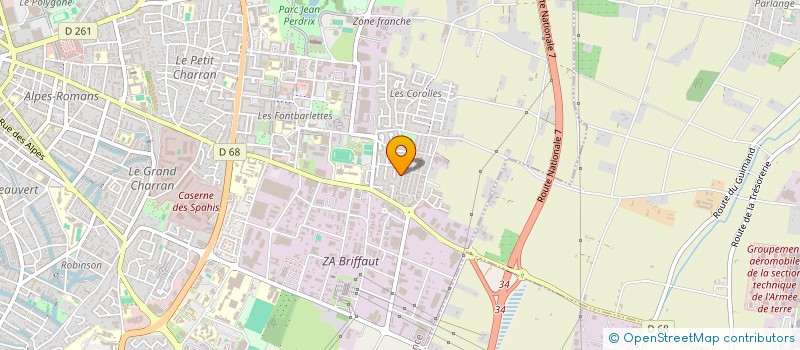 localisation de l'entreprise MONSIEUR EMRAH CELEBI  VALENCE