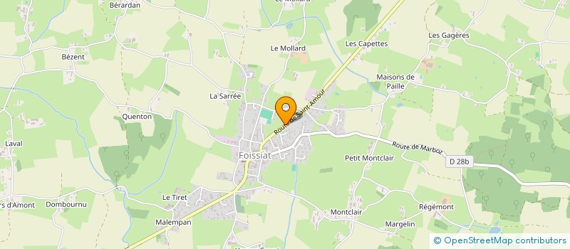 localisation de l'entreprise MONSIEUR EMRAH DEMIR  CHAMPAGNOLE