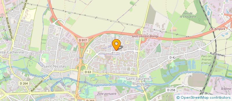 localisation de l'entreprise MONSIEUR EMRAH ERDEM  SAINT-LAURENT-BLANGY