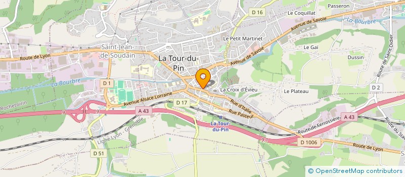 localisation de l'entreprise MONSIEUR EMRAH HADZA  LA TOUR-DU-PIN