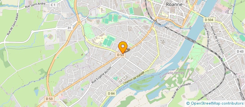 localisation de l'entreprise MONSIEUR EMRAH KAYAALTI  ROANNE