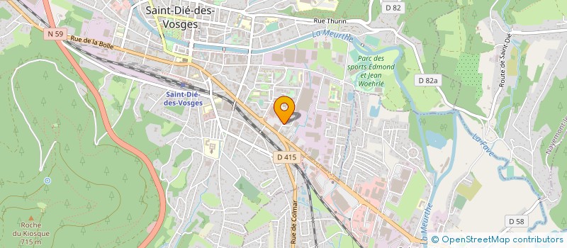 localisation de l'entreprise MONSIEUR EMRAH OZKAN  SAINT-DIE-DES-VOSGES