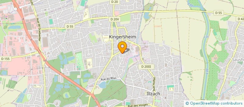 localisation de l'entreprise MONSIEUR EMRAH YAZICIOGLU  KINGERSHEIM