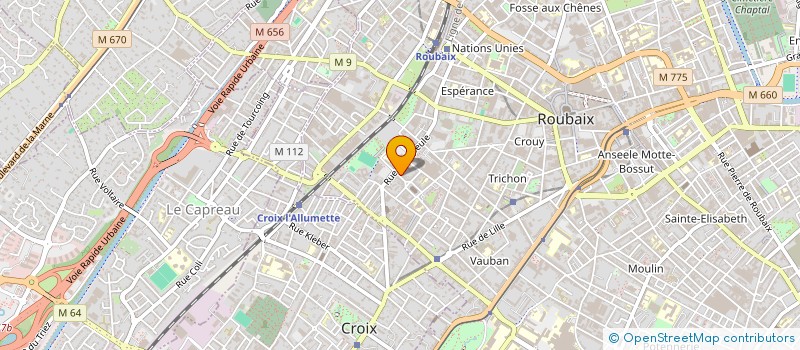 localisation de l'entreprise MONSIEUR EMRAK DJEMAILOSKI  ROUBAIX