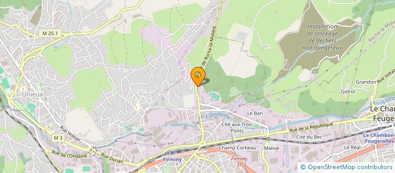 localisation de l'entreprise MONSIEUR EMRAN OSMANI  FIRMINY