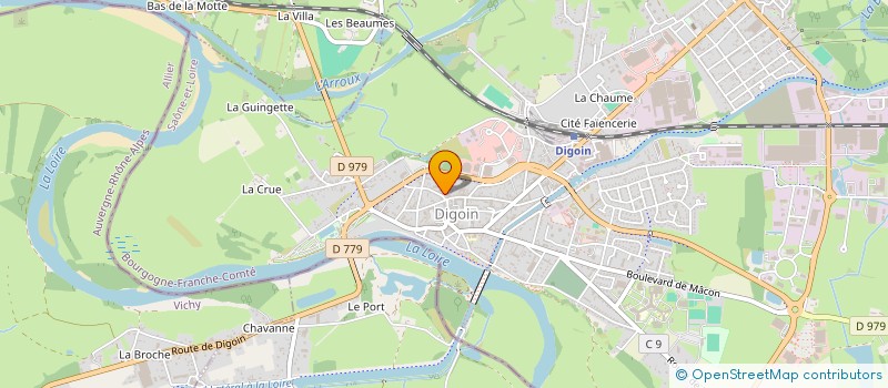 localisation de l'entreprise MONSIEUR EMRAN SHERZAD  DIGOIN