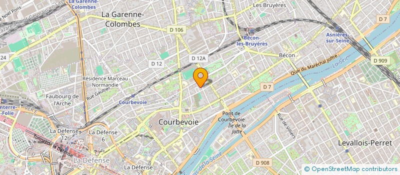localisation de l'entreprise MONSIEUR EMRE BARDA  COURBEVOIE