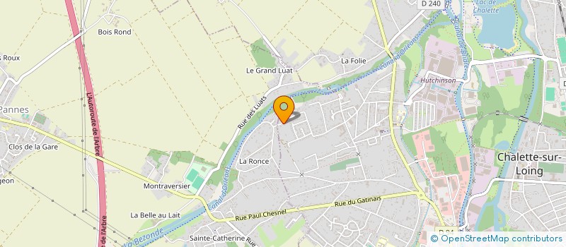 localisation de l'entreprise MONSIEUR EMRE BIBER  CHALETTE-SUR-LOING