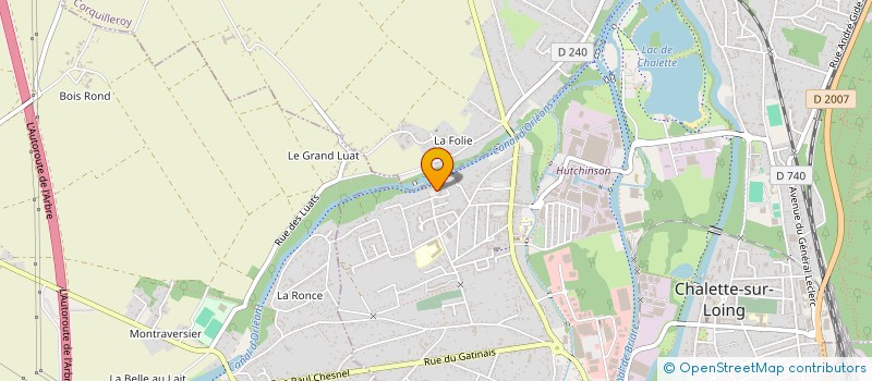localisation de l'entreprise MONSIEUR EMRE BULUT à CHALETTE-SUR-LOING