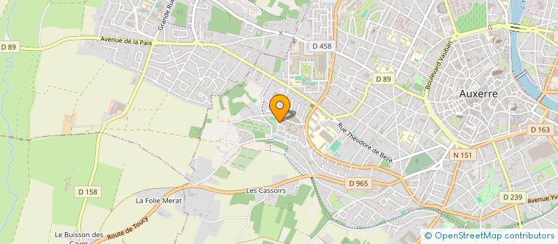 localisation de l'entreprise MONSIEUR EMRE BUYUKLU à AUXERRE