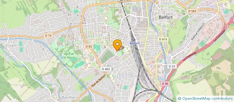 localisation de l'entreprise MONSIEUR EMRE COLAK à BELFORT