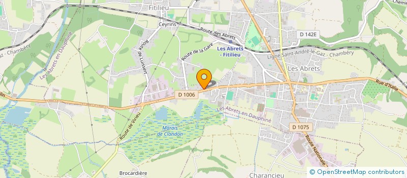 localisation de l'entreprise MONSIEUR EMRE ERDOGAN  LES ABRETS EN DAUPHINE