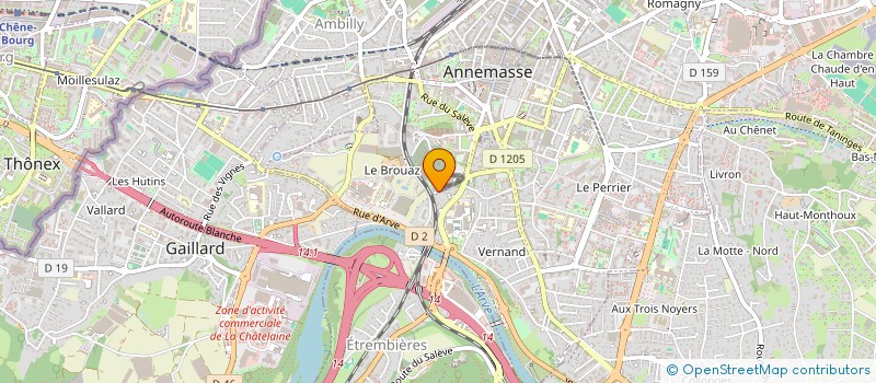 localisation de l'entreprise MONSIEUR EMRE GENCASLAN  ANNEMASSE