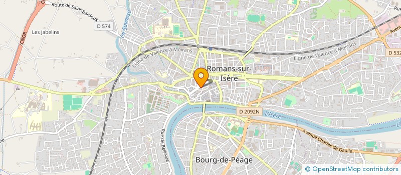 localisation de l'entreprise MONSIEUR EMRE KABLAN  ROMANS-SUR-ISERE