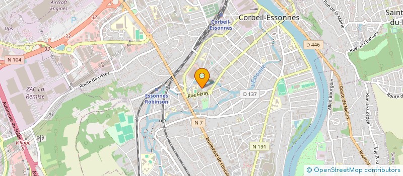 localisation de l'entreprise MONSIEUR EMRE KORKMAZ à CORBEIL-ESSONNES
