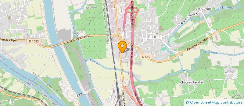 localisation de l'entreprise MONSIEUR EMRE ORAL  CHANAS