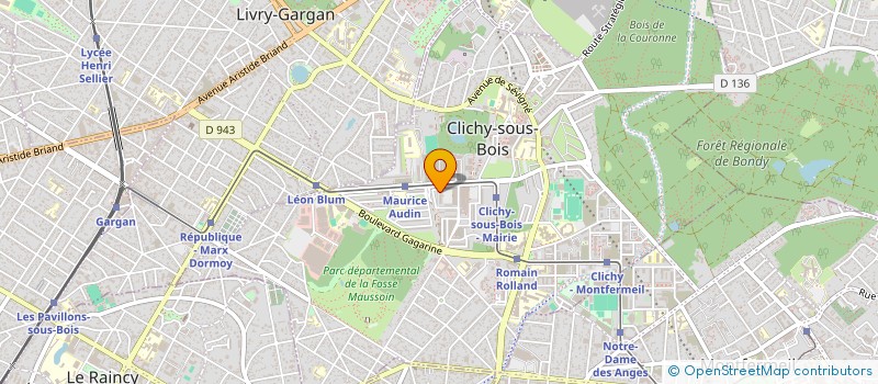 localisation de l'entreprise MONSIEUR EMRE OZTURK à CLICHY SOUS BOIS