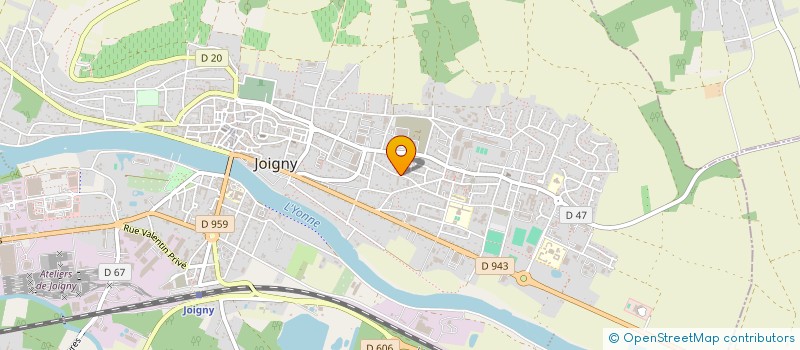 localisation de l'entreprise MONSIEUR EMRE SAHAN  JOIGNY