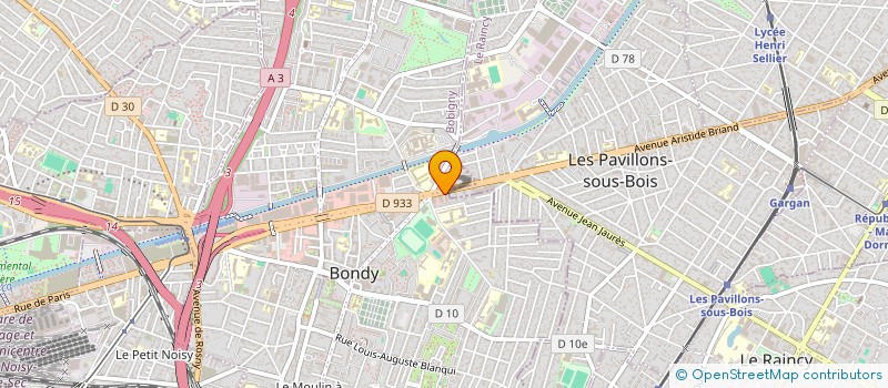 localisation de l'entreprise MONSIEUR EMRE TOPAK  BONDY