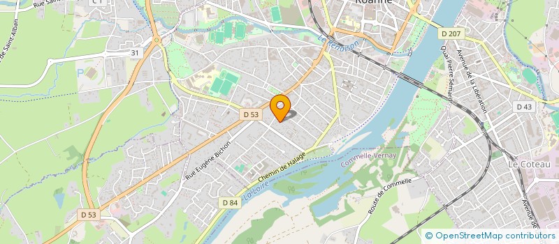 localisation de l'entreprise MONSIEUR EMRE YIGITER  ROANNE