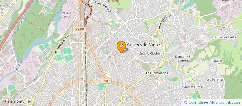 localisation de l'entreprise MONSIEUR EMRULLAH PARLAK  ANNECY