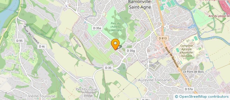 localisation de l'entreprise MONSIEUR EMRYS TOURNIER  RAMONVILLE-SAINT-AGNE