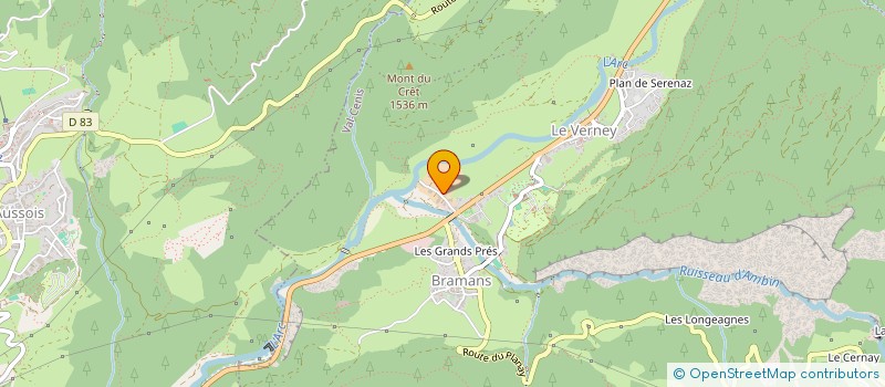 localisation de l'entreprise MONSIEUR ENAEL FAVRE  VAL-CENIS