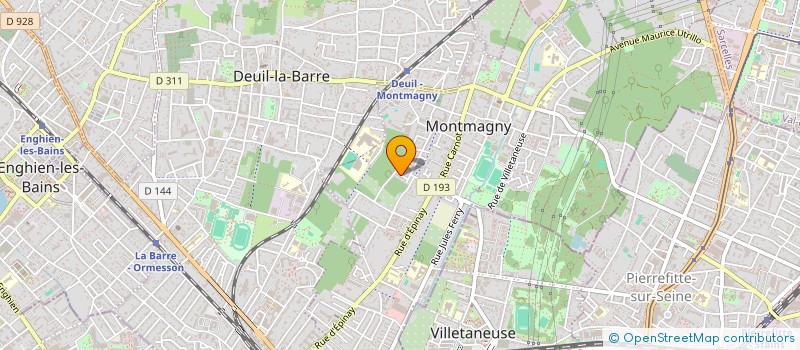 localisation de l'entreprise MONSIEUR ENAGNON ADJANOHOUN  MONTMAGNY