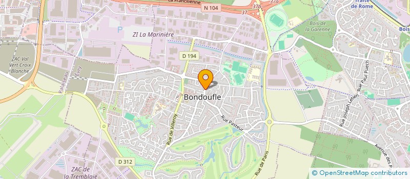 localisation de l'entreprise MONSIEUR ENAGNON SENOU à BONDOUFLE