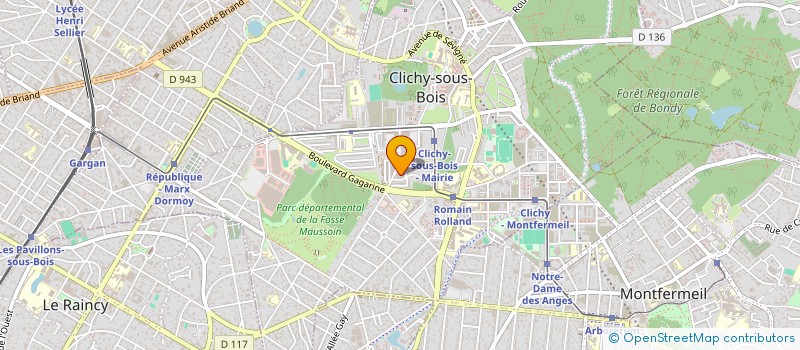 localisation de l'entreprise MONSIEUR ENASSOUAN GBAGUIDI à CLICHY-SOUS-BOIS