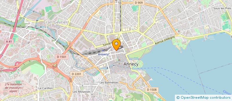 localisation de l'entreprise MONSIEUR ENAUT ANDERSON à ANNECY