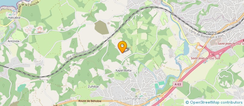 localisation de l'entreprise MONSIEUR ENAUT LARRETCHE à URRUGNE