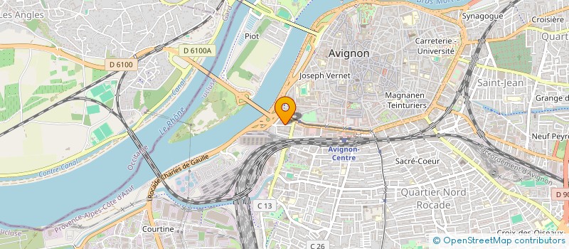 localisation de l'entreprise MONSIEUR ENAYET HAQUE  AVIGNON