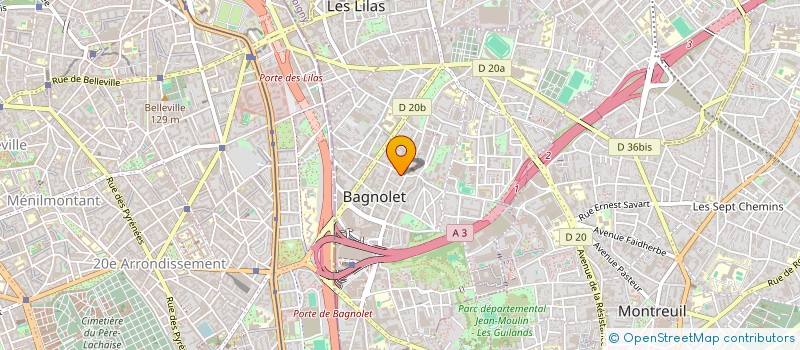 localisation de l'entreprise MONSIEUR ENCIS BERNADAS à BAGNOLET
