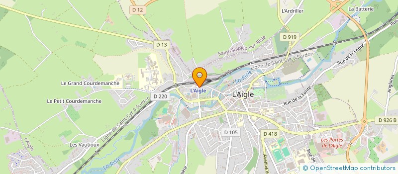localisation de l'entreprise MONSIEUR ENDER BAS à L'AIGLE