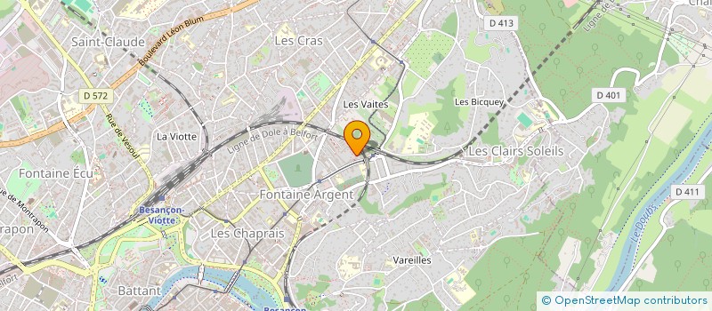 localisation de l'entreprise MONSIEUR ENDRI MERKJA  BESANCON