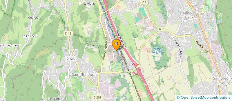 localisation de l'entreprise MONSIEUR ENDRIT BUZI  LA RAVOIRE